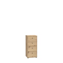 Kommode >Tembi< in Artisan Eiche - 38,6x85,5x34,8cm...