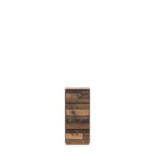 Kommode >Tembi< in Old Wood Vintage - 38,6x85,5x34,8cm (BxHxT)