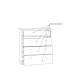 Kommode >Tembi< in Artisan Eiche - 73,7x85,5x34,8cm (BxHxT)