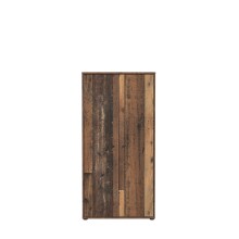 Aktenschrank >Tembi< in Old Wood Vintage - 73,7x149,5x34,8cm (BxHxT)