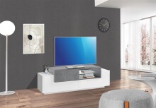TV-Board >Catania< in Weiß-Hochglanz -...