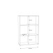 Regal >Tembi< in Artisan Eiche - 73,7x111,1x34,8cm (BxHxT)
