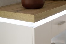 Sideboard >Chalki< in Weiß - 156x83x44cm (BxHxT)