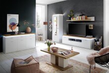 Sideboard >Chalki< in Weiß - 156x83x44cm (BxHxT)