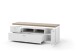 TV-Board >Chalki< in Weiß - 156x57x44cm (BxHxT)