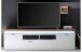 TV-Board >Chalki< in Weiß - 196x57x44cm (BxHxT)