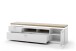 TV-Board >Chalki< in Weiß - 196x57x44cm (BxHxT)