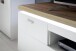 TV-Board >Chalki< in Weiß - 196x57x44cm (BxHxT)