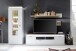 Wandboard >Chalki< in Weiß - 175x22x26cm (BxHxT)