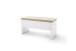 Sitzbank >Chalki< in Weiß - 91x45x38cm (BxHxT)