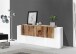 Sideboard >Catania< in Weiß-Hochglanz - 200x86x45cm (BxHxT)