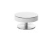 Couchtisch >Souli< in Weiß aus MDF,Metall,Glas - 79x40x79cm (BxHxT)