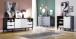 Sideboard >Nemea< in Grau matt - 180x73x40cm (BxHxT)