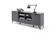 Sideboard >Nemea< in Grau matt - 180x73x40cm (BxHxT)
