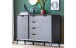 Highboard >Nemea< in Grau matt - 137x92x40cm (BxHxT)