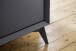 Highboard >Nemea< in Grau matt - 80x115x40cm (BxHxT)