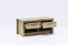 Garderoben-Set >Leduc< in Kernbuche - 252x203x40 (BxHxT)