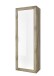 Garderobenschrank >Nigrita< in Flagstaff Oak - 68x193x40cm (BxHxT)