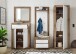 Garderobenschrank >Nigrita< in Flagstaff Oak - 68x193x40cm (BxHxT)