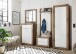 Garderobenpaneel >Nigrita< in Flagstaff Oak - 70x143x30cm (BxHxT)