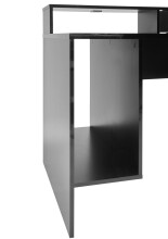 Schreibtisch >Thasos< in Schwarz - 160x92x70cm (BxHxT)