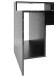 Schreibtisch >Thasos< in Schwarz - 160x92x70cm (BxHxT)