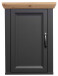 Hängeschrank >Marilin< in Anthrazit matt Lack - 45x63x25cm (BxHxT)