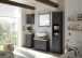 Hängeschrank >Marilin< in Anthrazit matt Lack - 45x63x25cm (BxHxT)