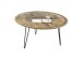 Couchtisch >Nelia< in Mangoholz aus Massivholz,Metall - 90x46x90cm (BxHxT)