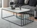 Couchtisch >Jurien Bay< in Weiß matt lackiert - 120x40x60cm (BxHxT)