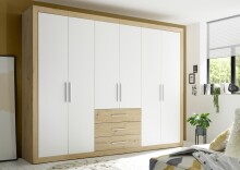 Kleiderschrank >Frieda< in Artisan Eiche -...