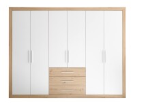 Kleiderschrank >Frieda< in Artisan Eiche - 289x225x59cm (BxHxT)