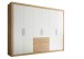 Kleiderschrank >Frieda< in Artisan Eiche - 289x225x59cm (BxHxT)