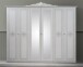 Kleiderschrank >Langston< in Weiß - 261x227x57cm (BxHxT)