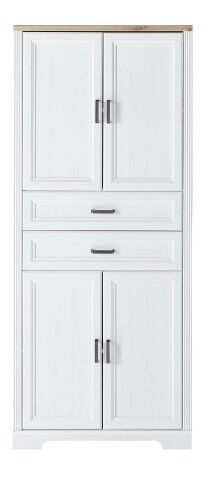 Aktenschrank >Jasmin< in Pinie hell - 86x204x38cm (BxHxT)