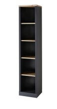 Aktenregal >Jasmin< in Graphit - 43x204x38cm (BxHxT)
