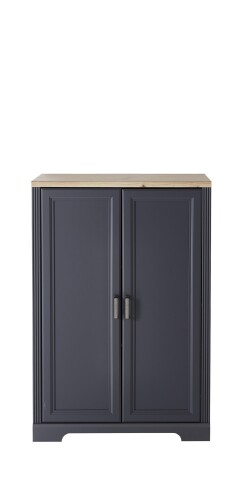 Aktenschrank >Jasmin< in Graphit - 86x127x38cm (BxHxT)