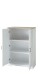 Aktenschrank >Jasmin< in Pinie hell - 86x127x38cm (BxHxT)