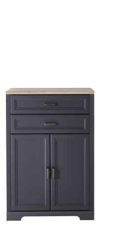 Aktenschrank >Jasmin< in Graphit - 86x127x38cm (BxHxT)