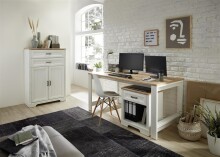 Aktenschrank >Jasmin< in Pinie hell - 86x127x38cm (BxHxT)