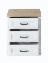 Rollcontainer >Jasmin< in Pinie hell - 54x62x39cm (BxHxT)
