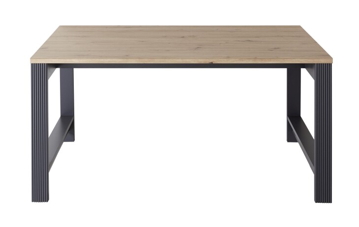 Schreibtisch >Jasmin< in Graphit - 160x76x80cm (BxHxT)