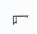 Schreibtisch >Jasmin< in Graphit - 120x76x50cm (BxHxT)