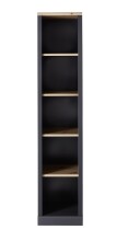 Regal-Set >Jasmin< in Graphit - 172x204x38cm (BxHxT)