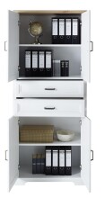 Regal-Set >Jasmin< in Pinie hell - 172x204x38cm (BxHxT)