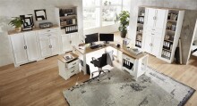 Regal-Set >Jasmin< in Pinie hell - 172x204x38cm (BxHxT)