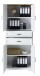 Regal-Set >Jasmin< in Pinie hell - 172x204x38cm (BxHxT)