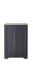 Regal-Set >Jasmin< in Graphit - 258x204x38cm (BxHxT)
