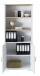 Regal-Set >Jasmin< in Pinie hell - 258x204x38cm (BxHxT)