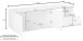 TV-Board >Viterbo< in Schiefer Nachbildung - 150x46x43cm (BxHxT)